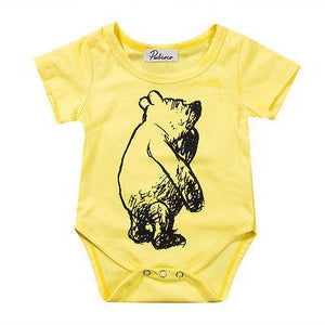 Yellow Bear Romper