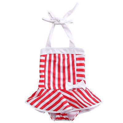Red Striped Romper