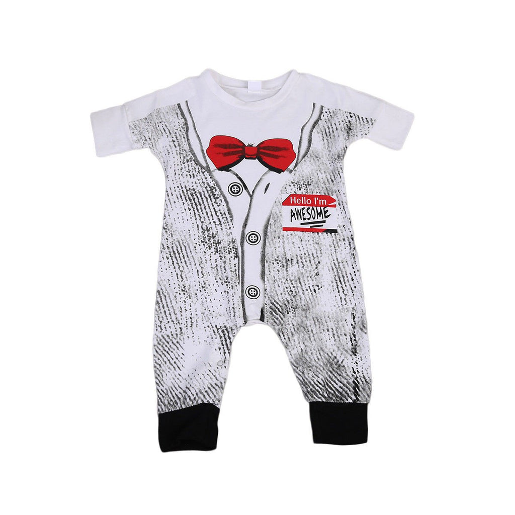 Tuxedo Romper
