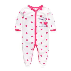 Pink Dots Baby Romper