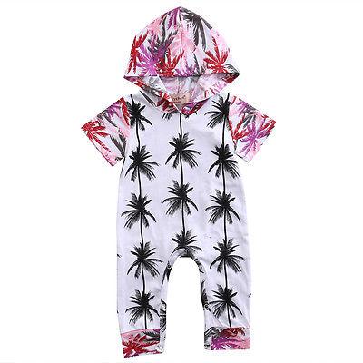 Coconut tree Jumpsuit Hoodie