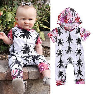 Coconut tree Jumpsuit Hoodie