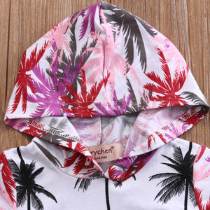 Coconut tree Jumpsuit Hoodie