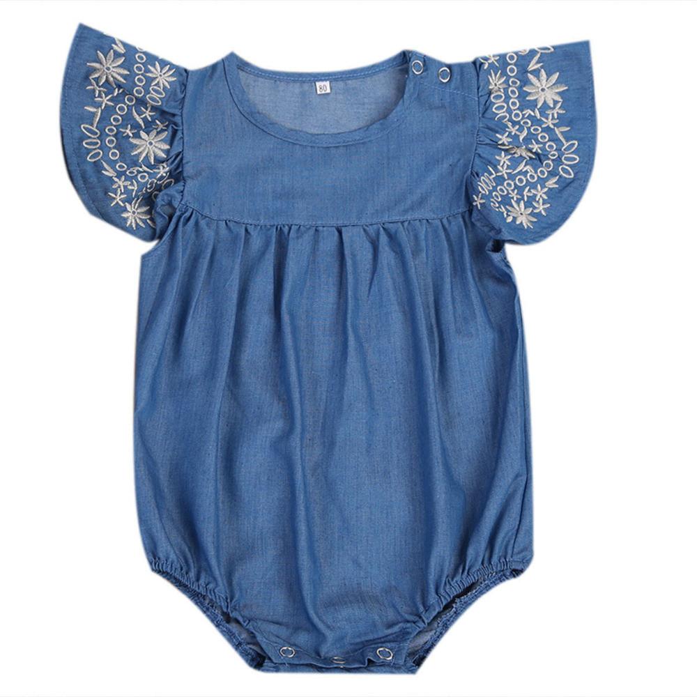 Denim Romper
