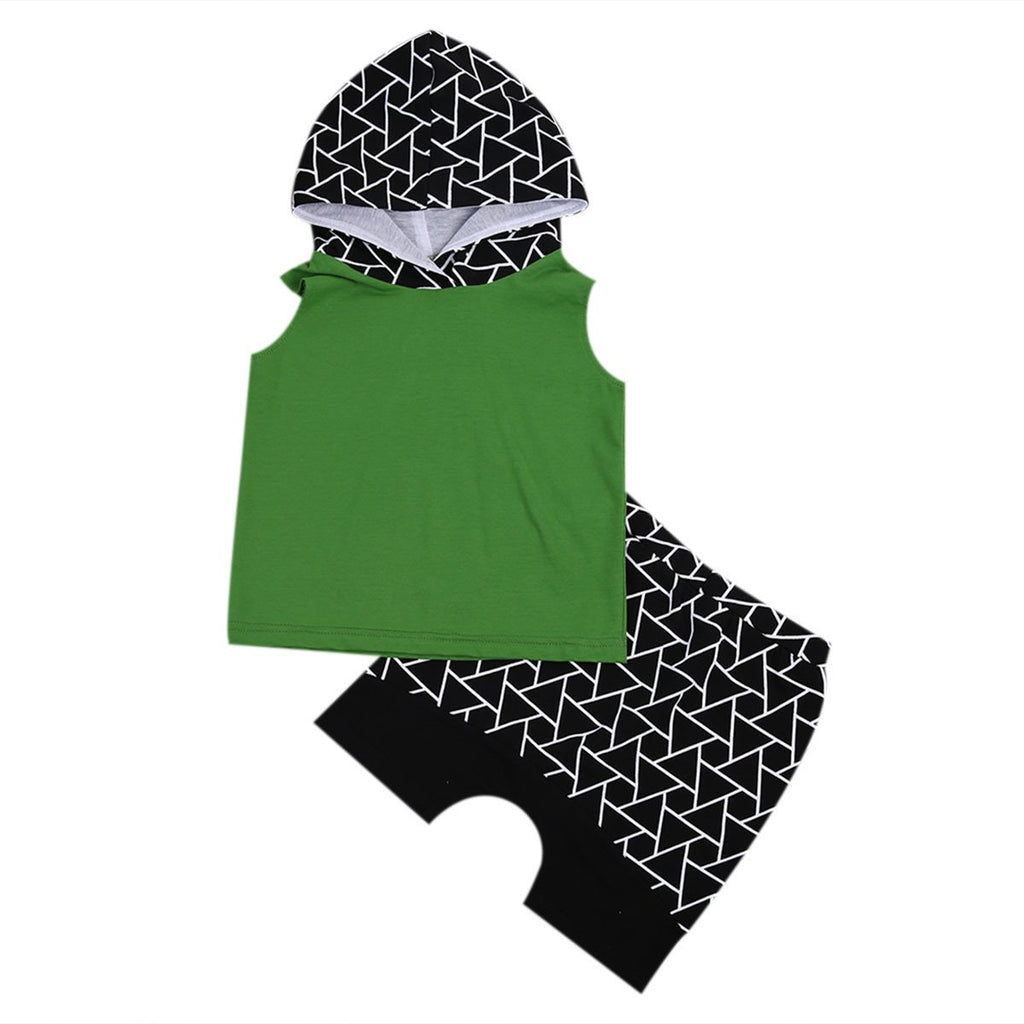 Green Hoodie Set
