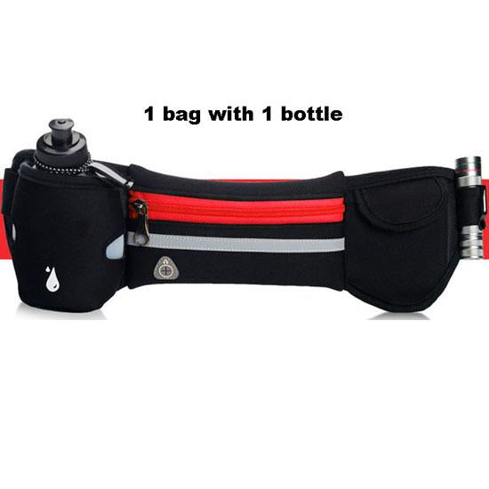 ULTRA-TRI Lightweight Hydration Waist Running Belt Bag With Water Bottles for Men Women Marathons Trail Run Hiking