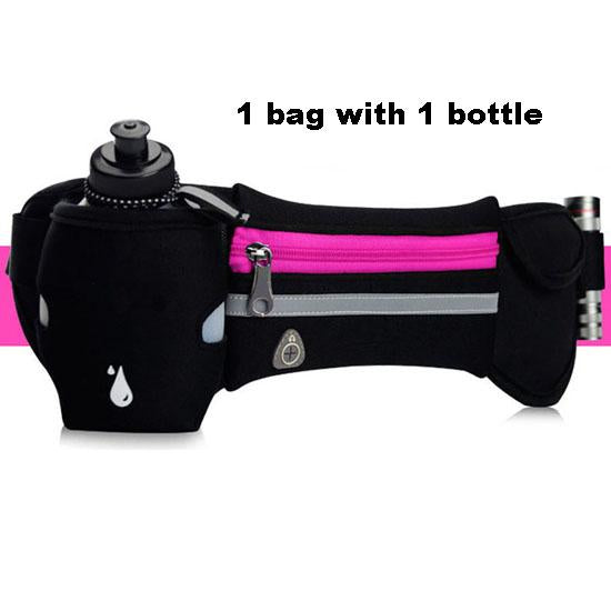 ULTRA-TRI Lightweight Hydration Waist Running Belt Bag With Water Bottles for Men Women Marathons Trail Run Hiking