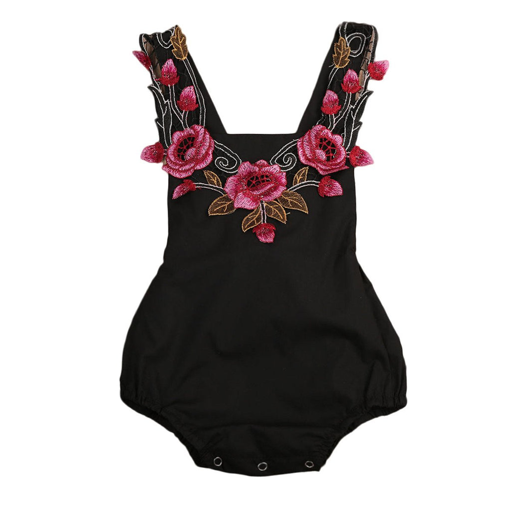 Pink Rose Romper