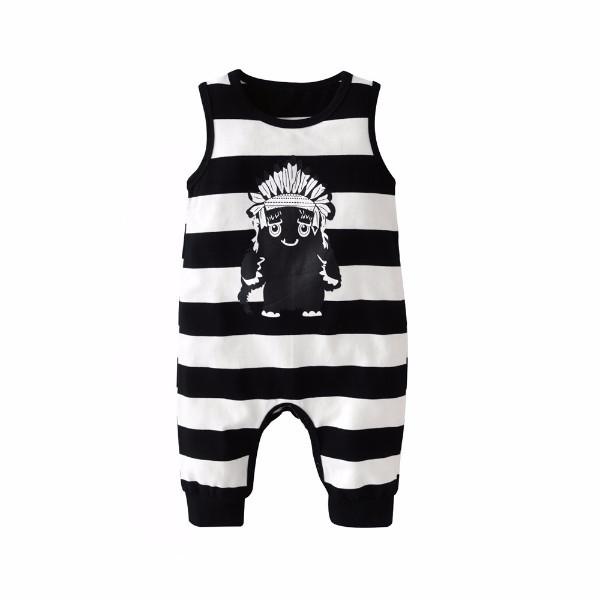 Striped Indian Romper