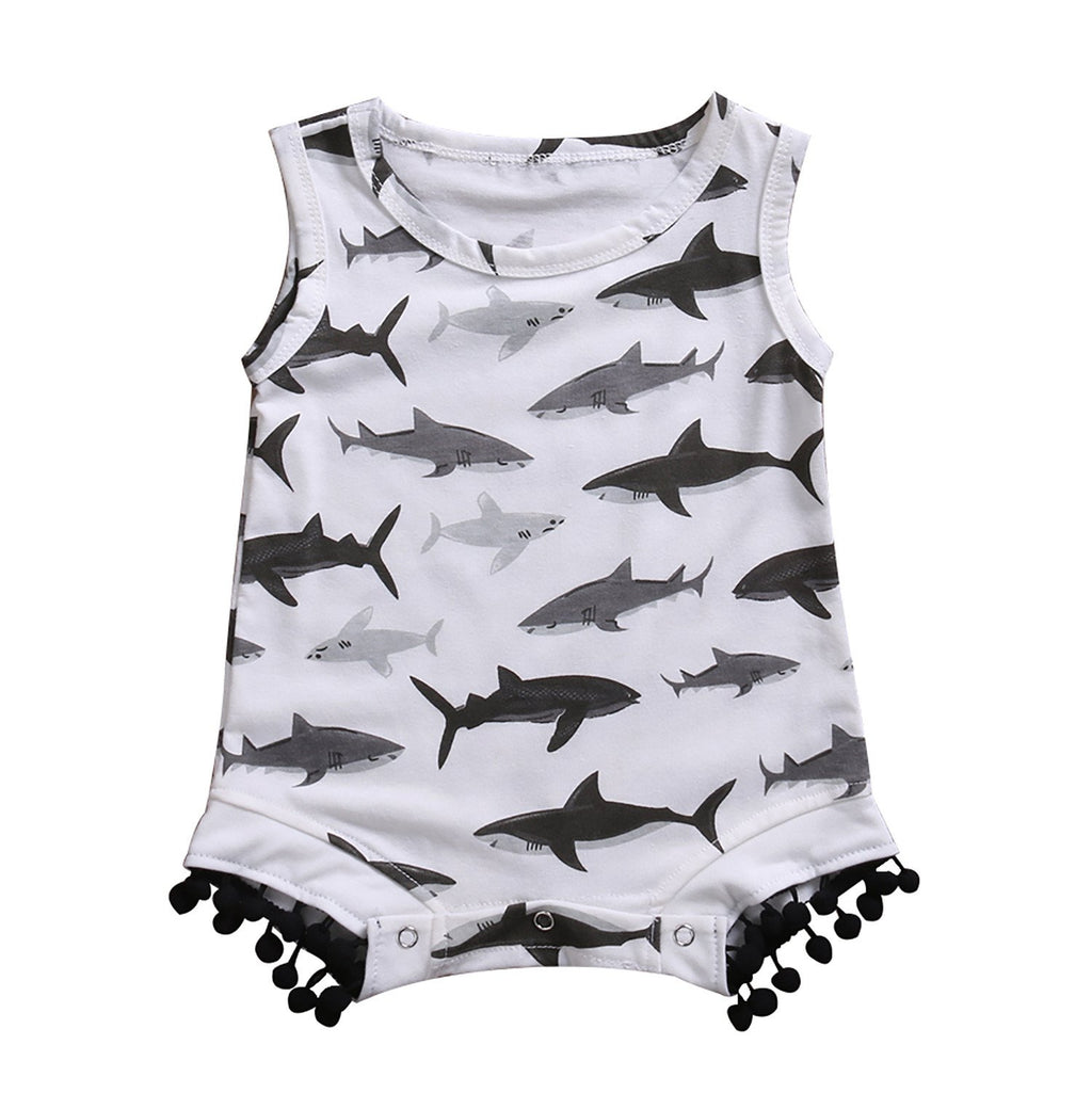 The Shark Girl Romper
