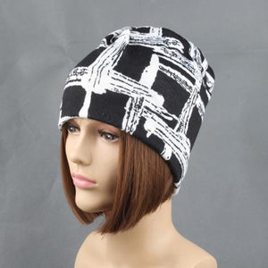 New Fashion Women Casual Camouflage Beanie Hats Ladies Caps Letters Printed Cotton Skullies & Beanies girls Gorros