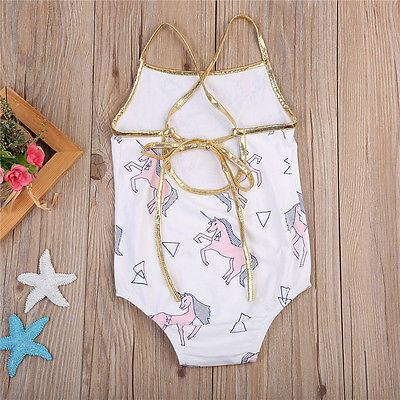 Unicorn Golden Romper