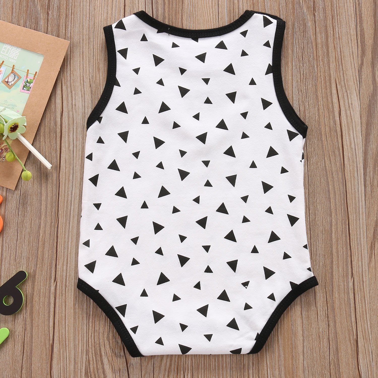 Black Triangles Romper