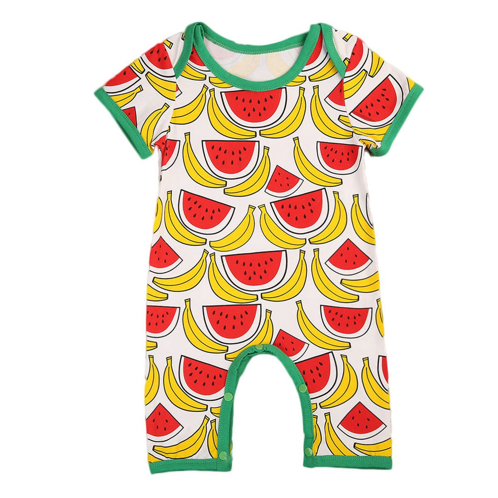 Watermelon Banana Romper