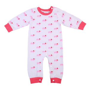 Pink Elephant Romper