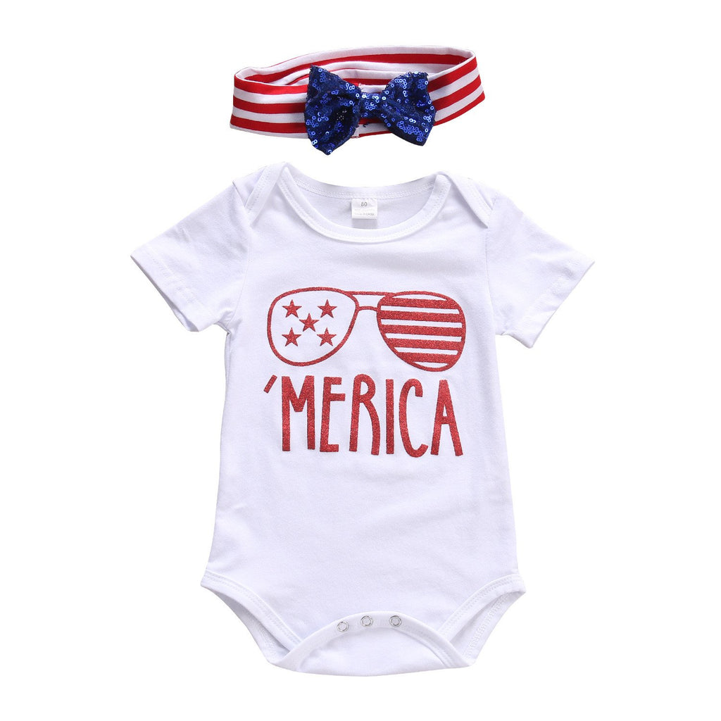 Merica Romper Set