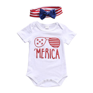 Merica Romper Set