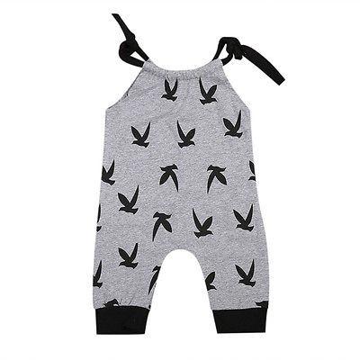 Grey Bird Jumpsuit