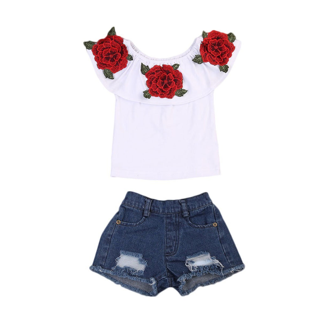 Red Flowers Set