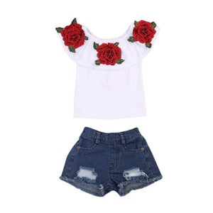 Red Flowers Set