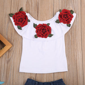 Red Flowers Set