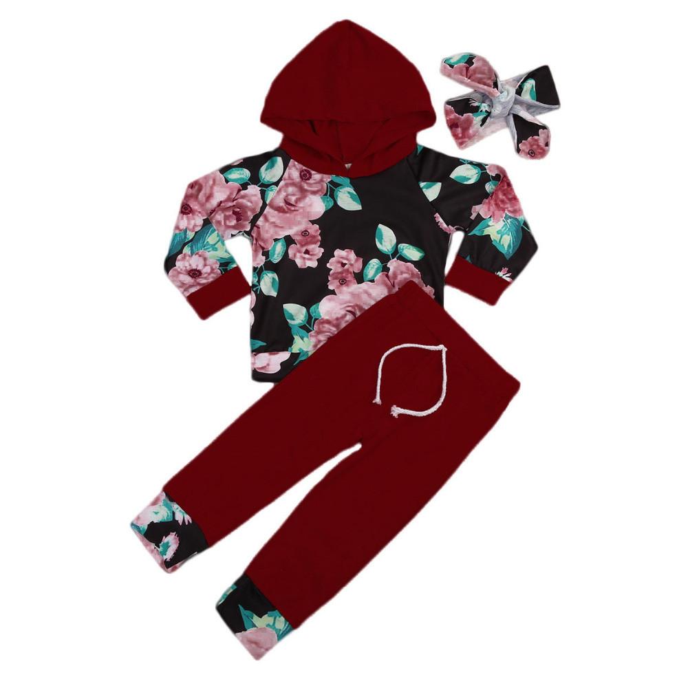 Flowers Hoodie Set