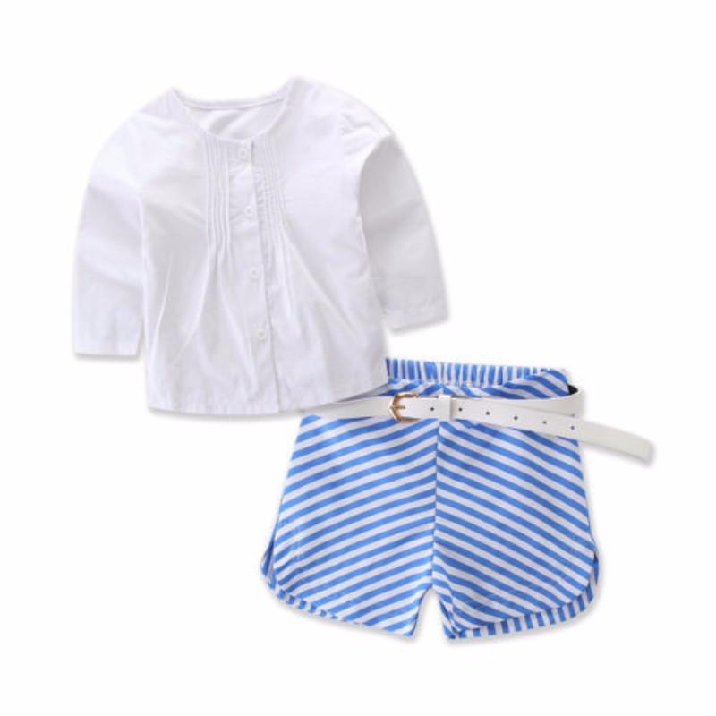 Striped Shorts Set