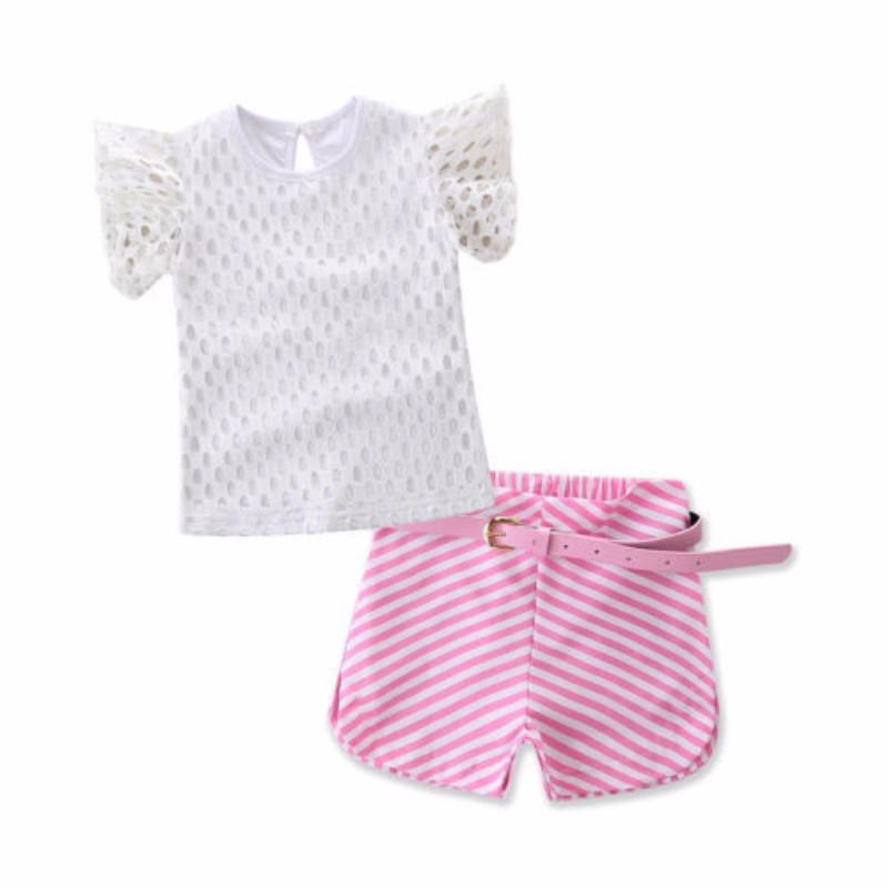 Striped Shorts Set