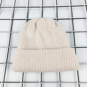2017 New Winter Hat for Women Rabbit Cashmere Knitted Beanies Thick Warm Vogue Ladies Wool Angora Hat Female Beanie Hats
