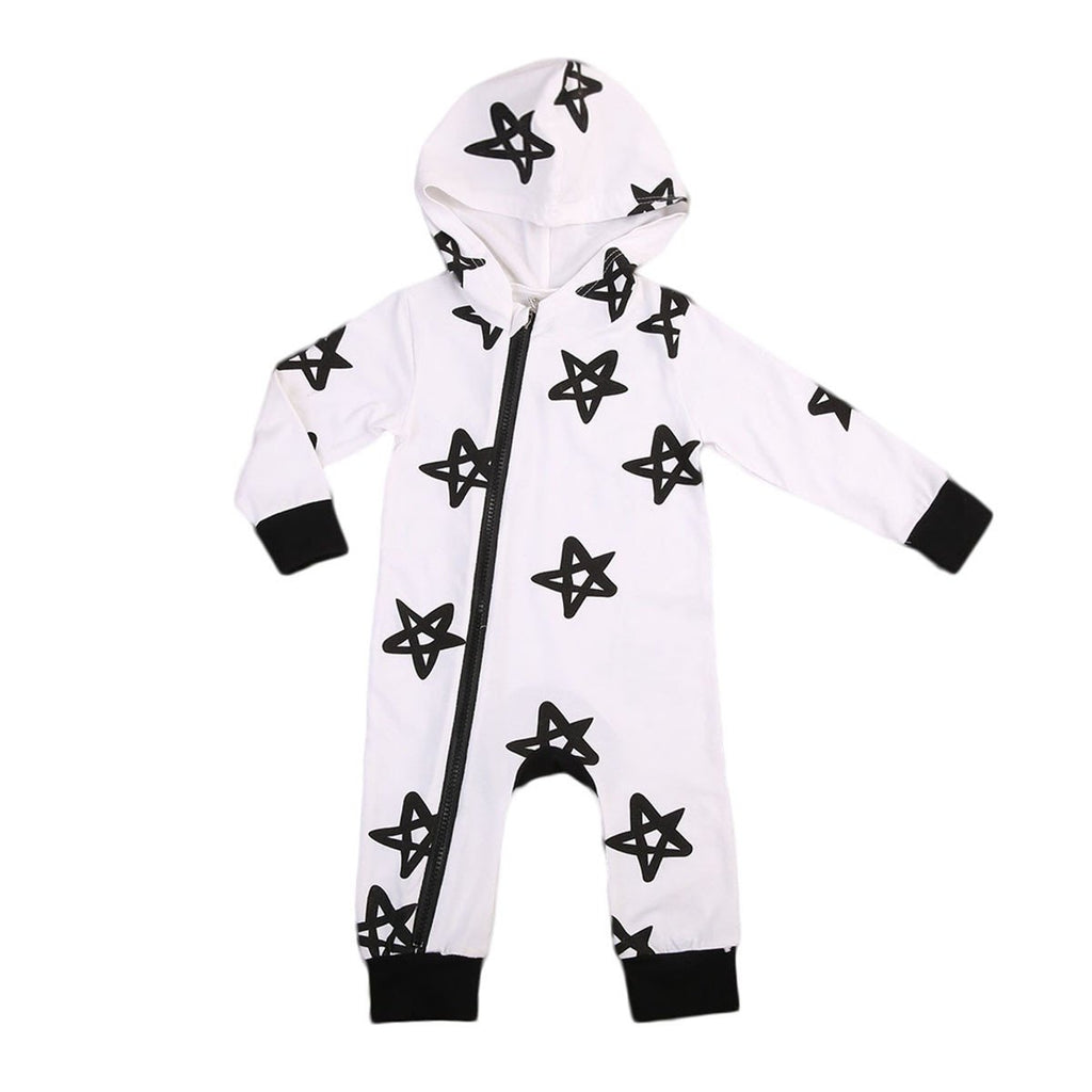 Stars Hoodie Romper