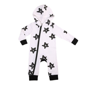 Stars Hoodie Romper