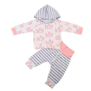 Girls Pretty Hoodie Set