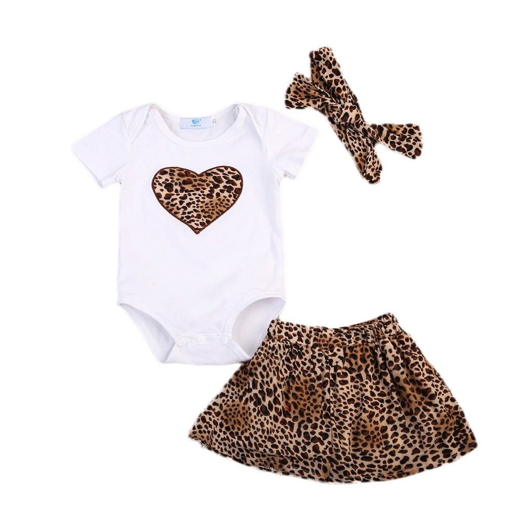 Leopard Skirt Set