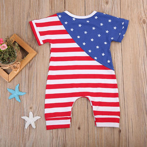 Us Flag Romper