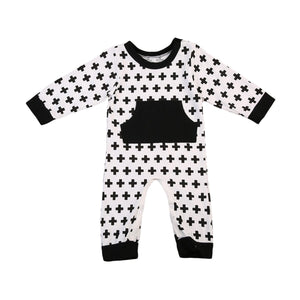 Black & White X Romper
