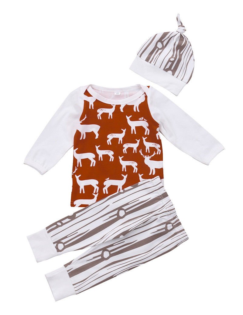 Baby Stripes Deer Set