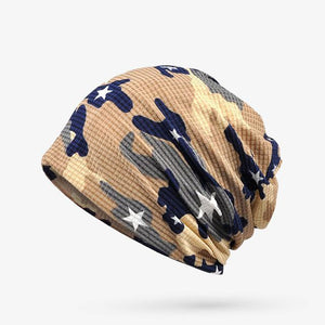 PLZ Camouflage Beanies Men Women Beanie Hat Multi-Purpose bicycle Scarf Fashion Sunscreen Windproof Mask Korean Hemp Fabric