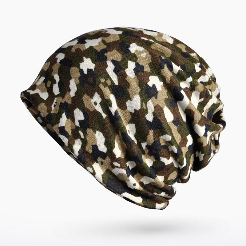 Male Riding Headwear Wrap Women Outdoors Camouflage Beanie Hats