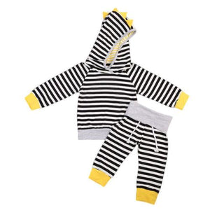 Yellow Stripes Dino Set