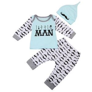 Little Man Mustache Set