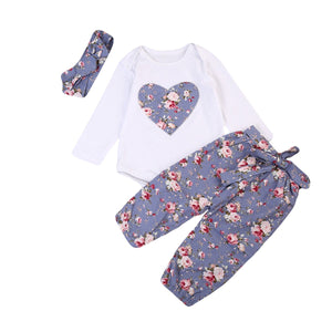 Purple Flowers Set