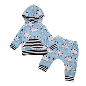 Tiger Hoodie Set