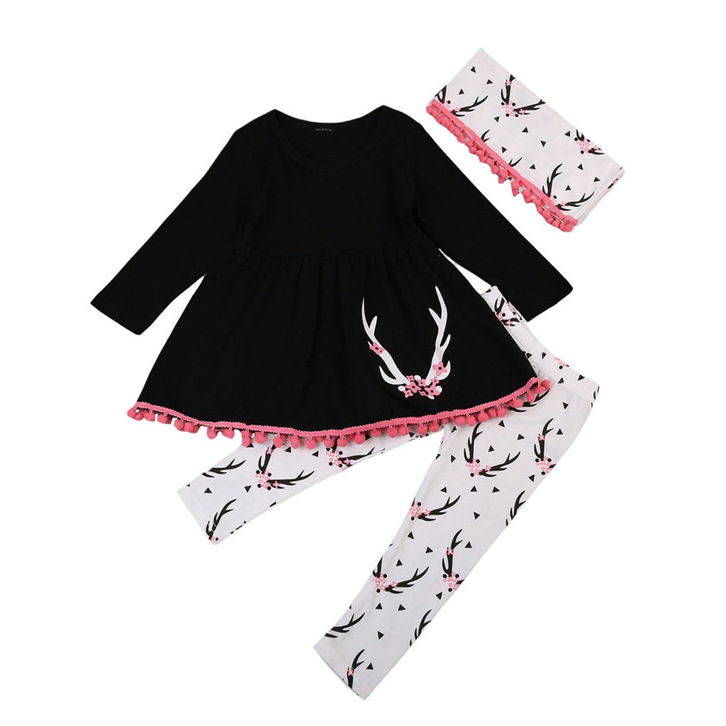 Deer Mini Dress Set