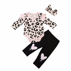 Leopard Pink Heart Set