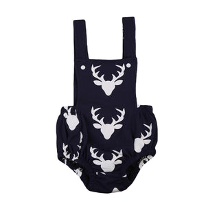 Baby Girl Deer Romper