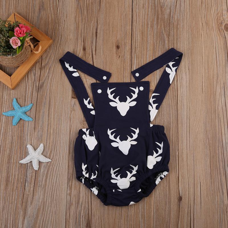 Baby Girl Deer Romper