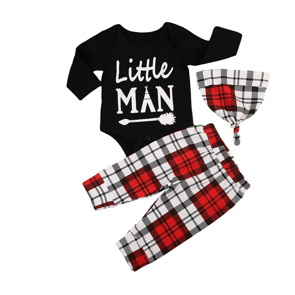 Little Checkered Man Set
