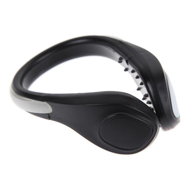 2Pcs LED Luminous Shoe Clip Light Night Safety Warning Bright LED