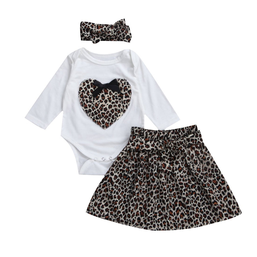 Leopard Skirt Set Long