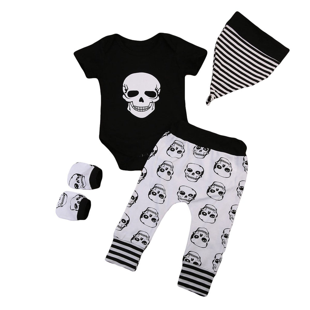 Baby Black Skull Set